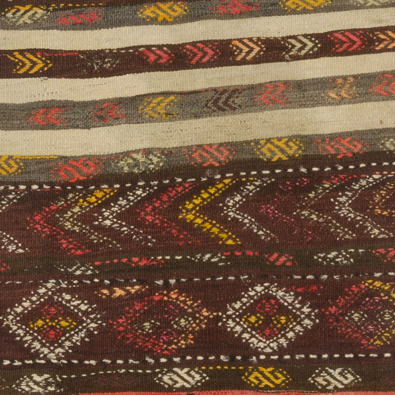 Vintage Anatolian Kilim Runner - 2' 11" x 9' 7" (35" x 115") - K0091730