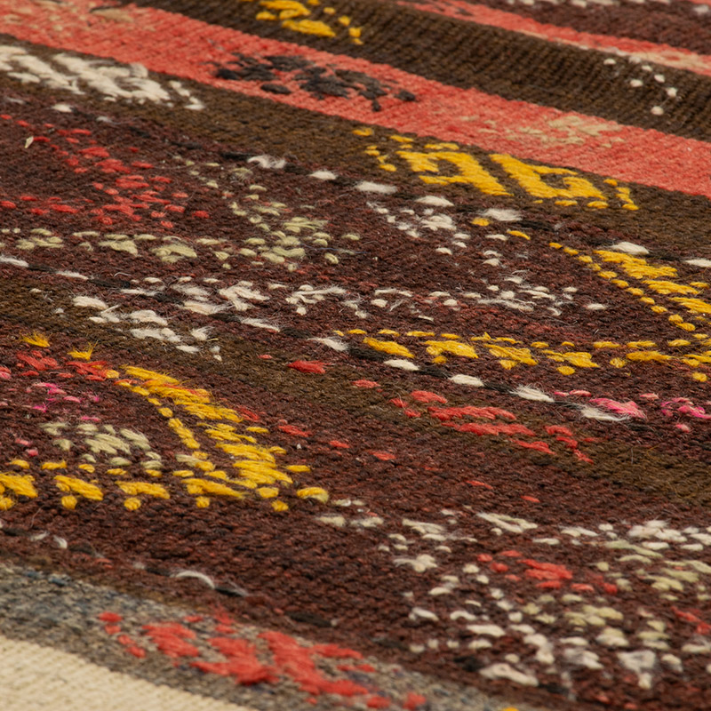 Vintage Anatolian Kilim Runner - 2' 11" x 9' 7" (35" x 115") - K0091730