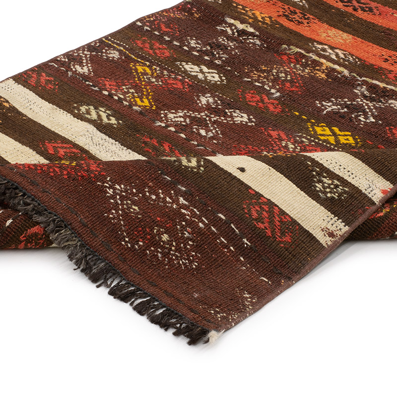 Vintage Anatolian Kilim Runner - 2' 11" x 9' 7" (35" x 115") - K0091730