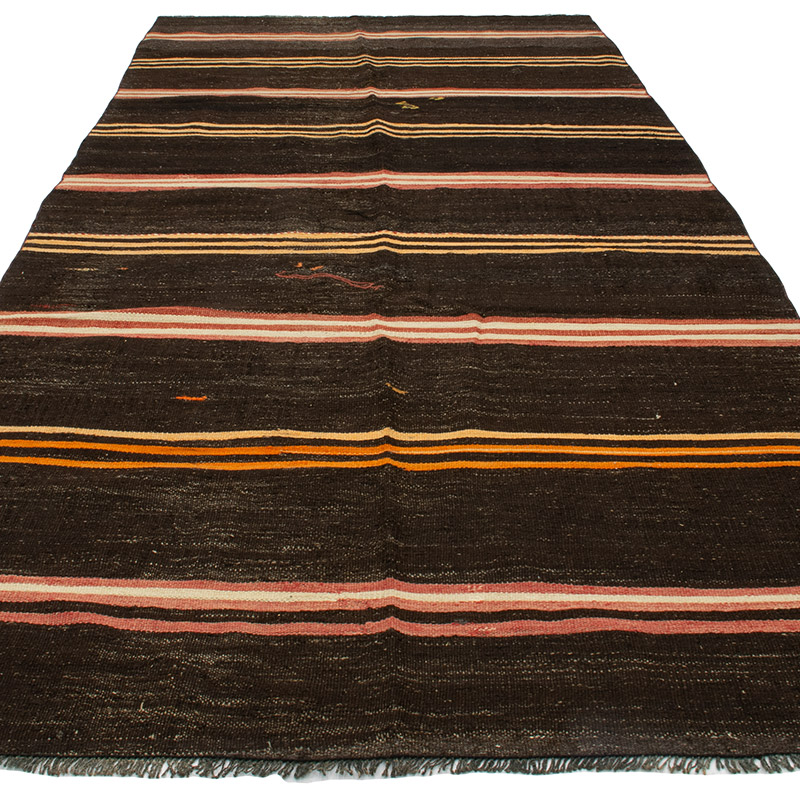 Alfombra Vintage Anatolian Kilim - 156 cm x 353 cm - K0091732