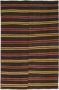 Vintage Anatolian Kilim Rug - 5' 9" x 9'  (69" x 108")