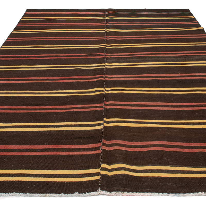 Vintage Anatolian Kilim Rug - 5' 9" x 9'  (69" x 108") - K0091733