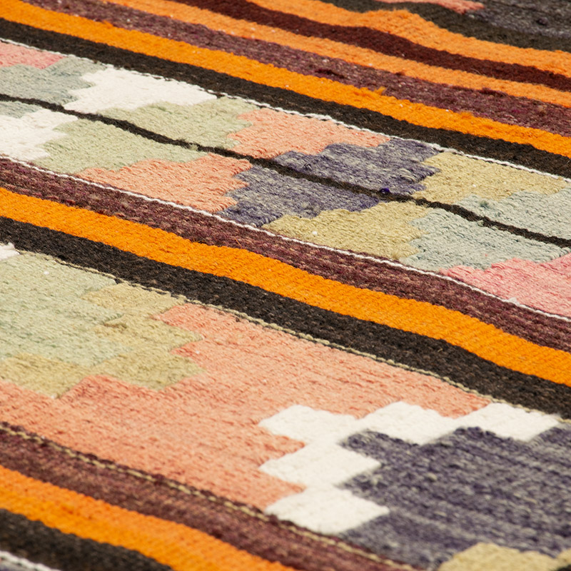 Kilim Vintage Turco de Pasillo - 76 cm x 740 cm - K0091734