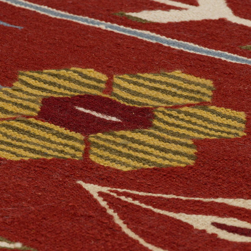 New Handwoven Turkish Kilim Rug - 8' 10" x 11' 5" (106" x 137") - K0091735