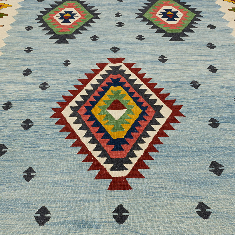 Yeni Kök Boya El Dokuma Kilim - 202 cm x 300 cm - K0091737