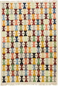 New Handwoven Turkish Kilim Rug - 5'  x 6' 11" (60" x 83")