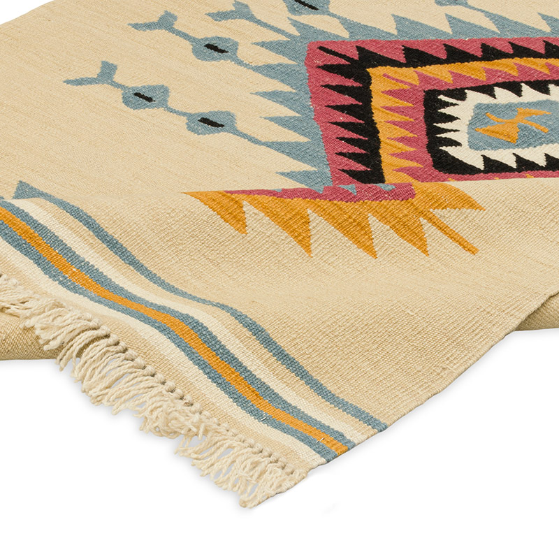 Nueva Alfombra Turca Kilim - 122 cm x 190 cm - K0091741