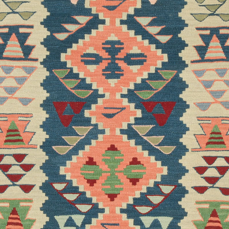 Yeni Kök Boya El Dokuma Kilim - 92 cm x 117 cm - K0091742