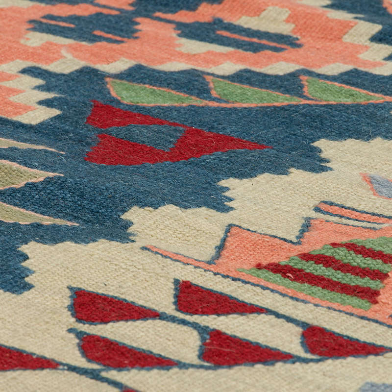 Yeni Kök Boya El Dokuma Kilim - 92 cm x 117 cm - K0091742