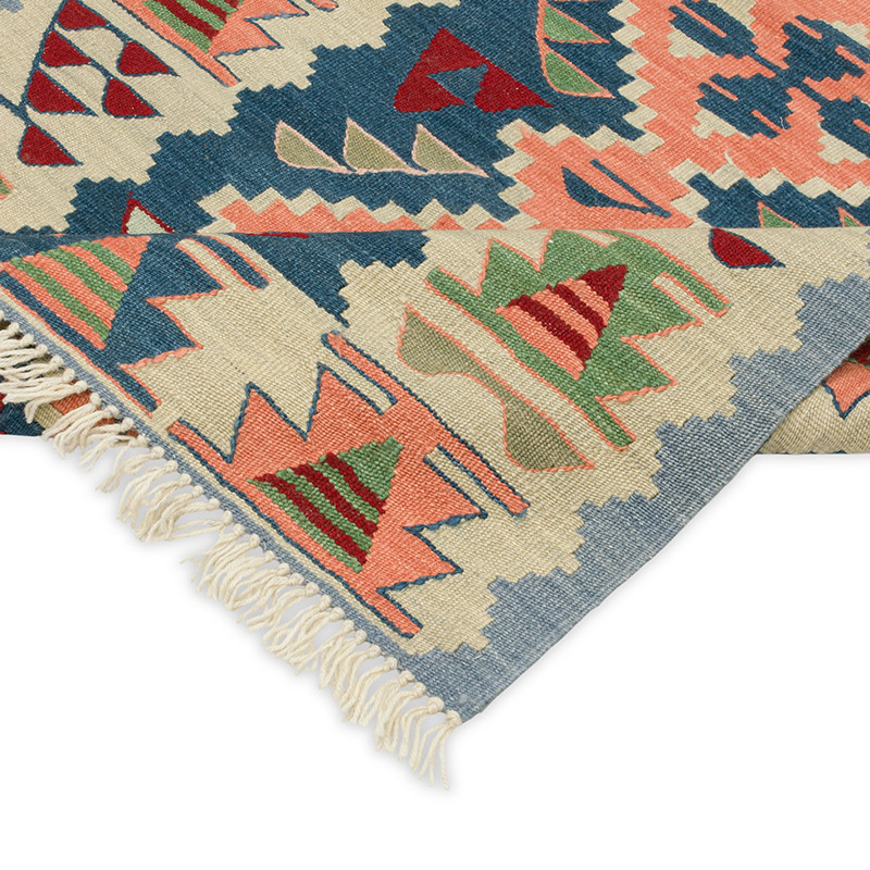 Yeni Kök Boya El Dokuma Kilim - 92 cm x 117 cm - K0091742