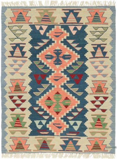 Nueva Alfombra Turca Kilim - 92 cm x 117 cm