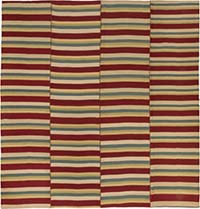 New Handwoven Turkish Kilim Rug - 10' 11" x 11' 7" (131" x 139")