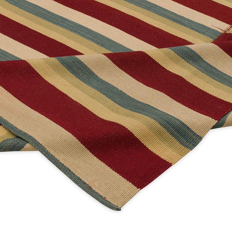 New Handwoven Turkish Kilim Rug - 10' 11" x 11' 7" (131" x 139") - K0091744