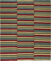 New Handwoven Turkish Kilim Rug - 8' 2" x 9' 10" (98" x 118")