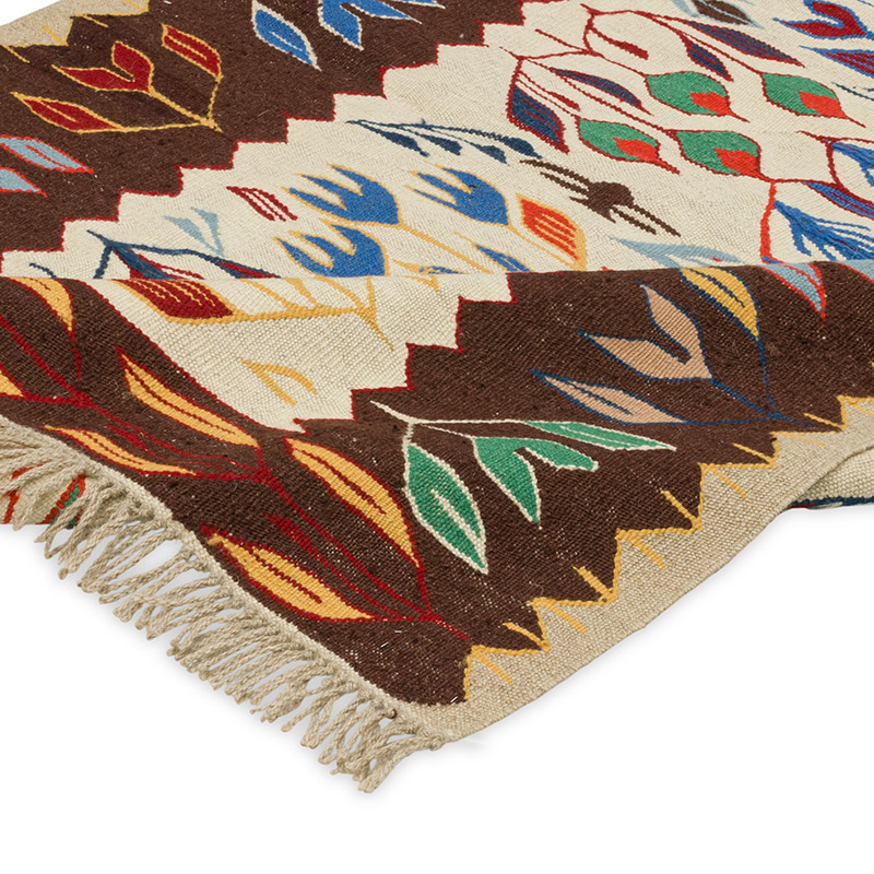 Nueva Alfombra Turca Kilim - 121 cm x 168 cm - K0091748
