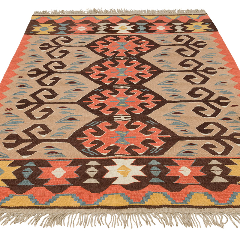 Yeni Kök Boya El Dokuma Kilim - 122 cm x 180 cm - K0091749