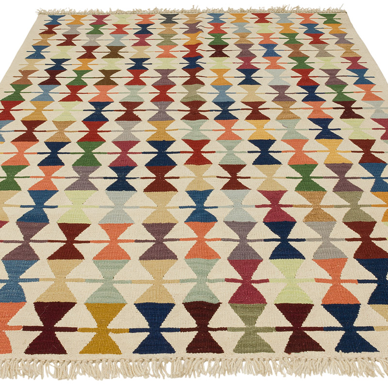 Nueva Alfombra Turca Kilim - 152 cm x 214 cm - K0091750