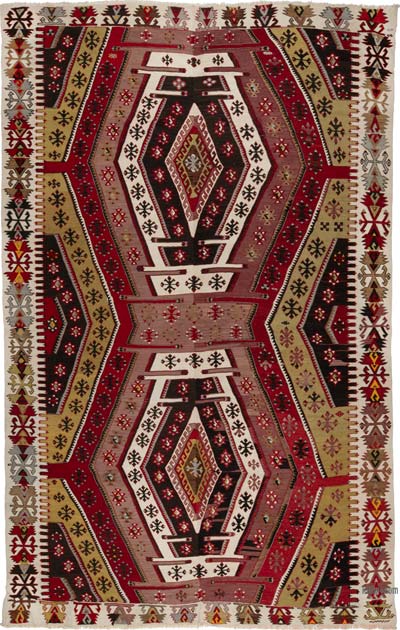 Vintage Kayseri Kilim Rug