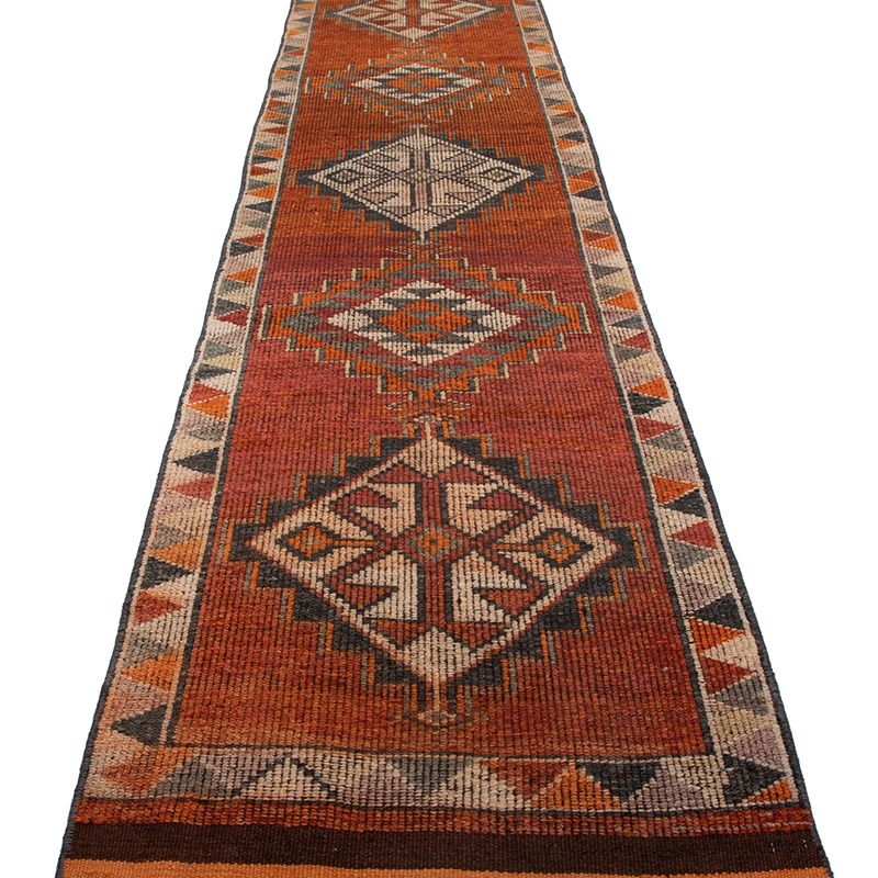 Vintage Anadolu Yolluk - 86 cm x 401 cm - K0091759