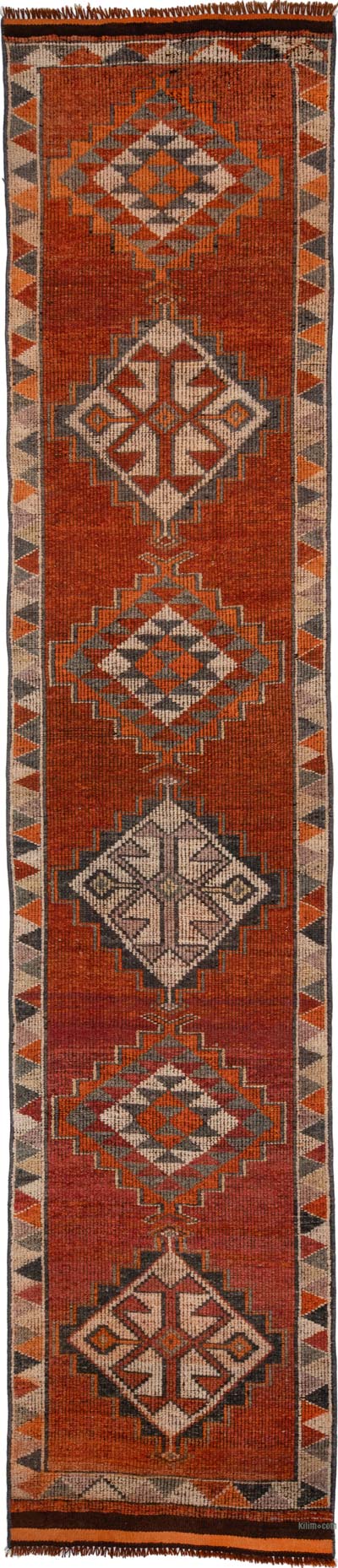 Vintage Tribal Runner Rug - 2' 10" x 13' 2" (34" x 158")