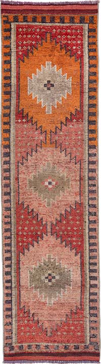 Vintage Anadolu Yolluk - 87 cm x 315 cm