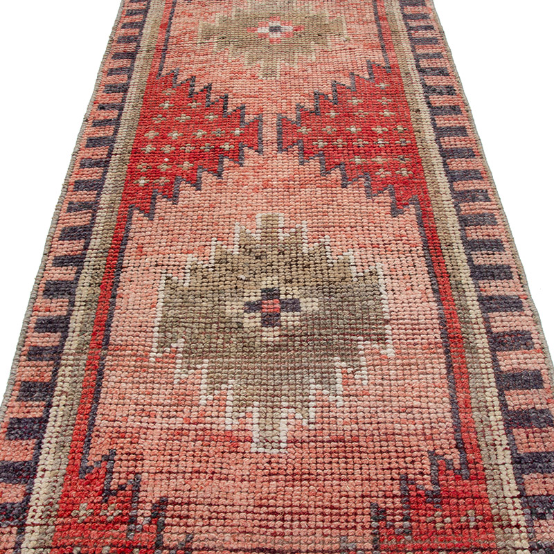 Vintage Tribal Runner Rug - 2' 10" x 10' 4" (34" x 124") - K0091761