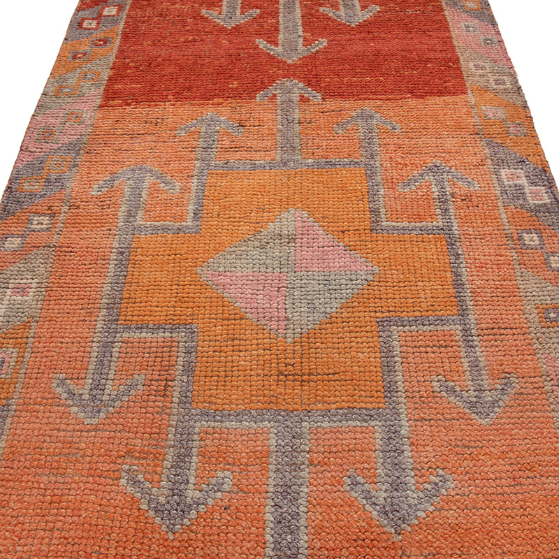 Alfombra Vintage de pasillo - 99 cm x 357 cm - K0091762