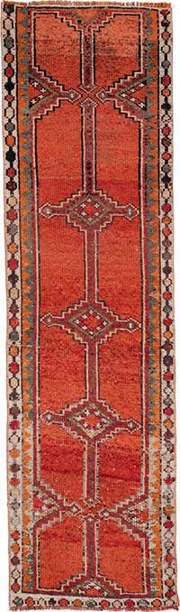 Vintage Anadolu Yolluk - 84 cm x 296 cm
