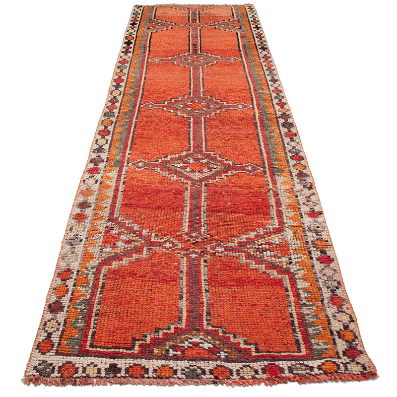Vintage Anadolu Yolluk - 84 cm x 296 cm - K0091765