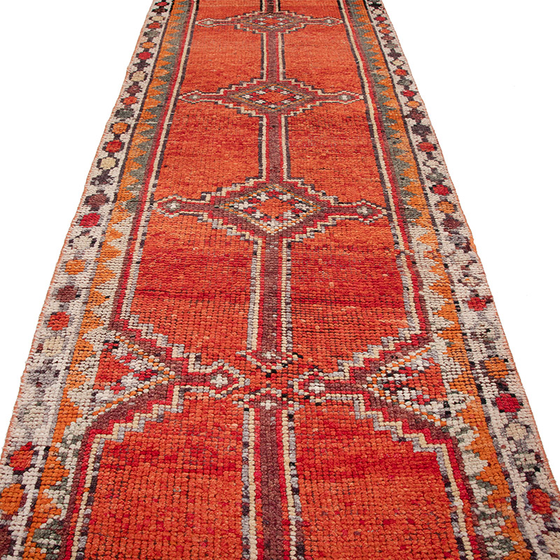 Vintage Anadolu Yolluk - 84 cm x 296 cm - K0091765