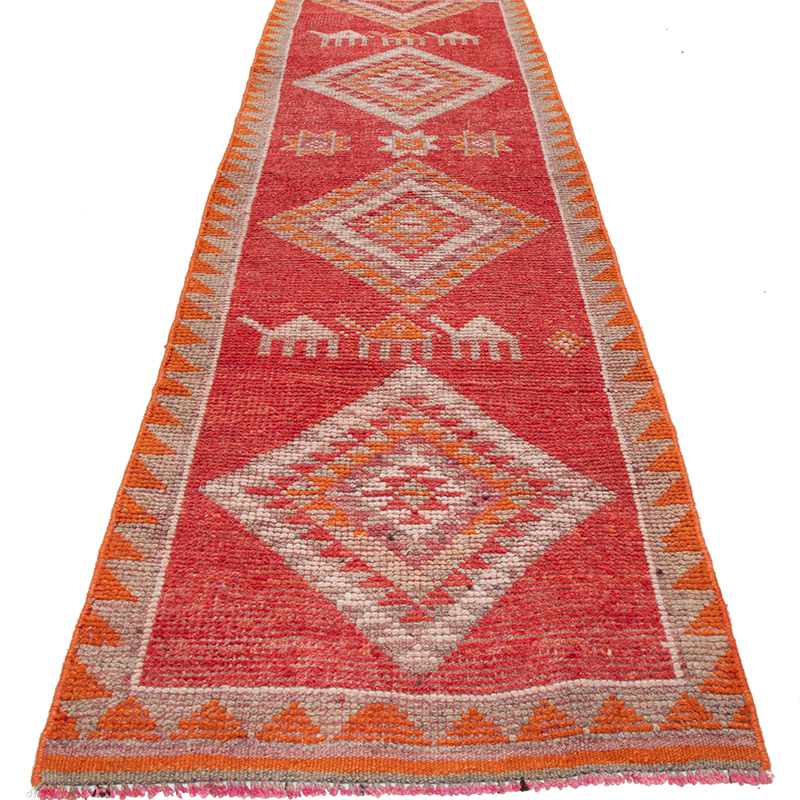 Vintage Anadolu Yolluk - 90 cm x 307 cm - K0091766