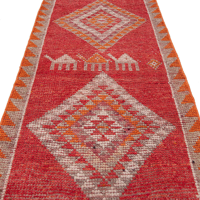 Vintage Anadolu Yolluk - 90 cm x 307 cm - K0091766