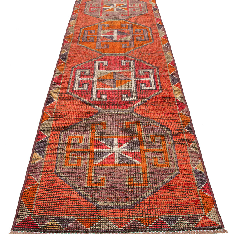 Vintage Anadolu Yolluk - 86 cm x 289 cm - K0091768