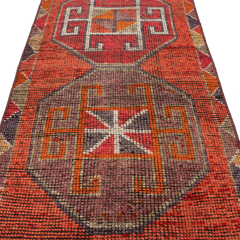 Vintage Anadolu Yolluk - 86 cm x 289 cm - K0091768