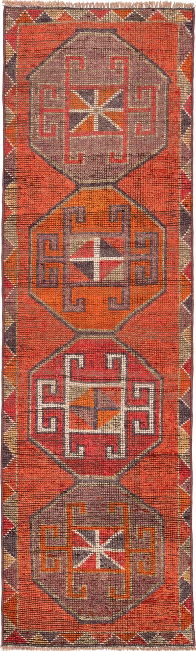 Vintage Anadolu Yolluk - 86 cm x 289 cm