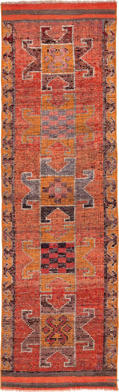 Vintage Tribal Runner Rug - 3'  x 10'  (36" x 120")