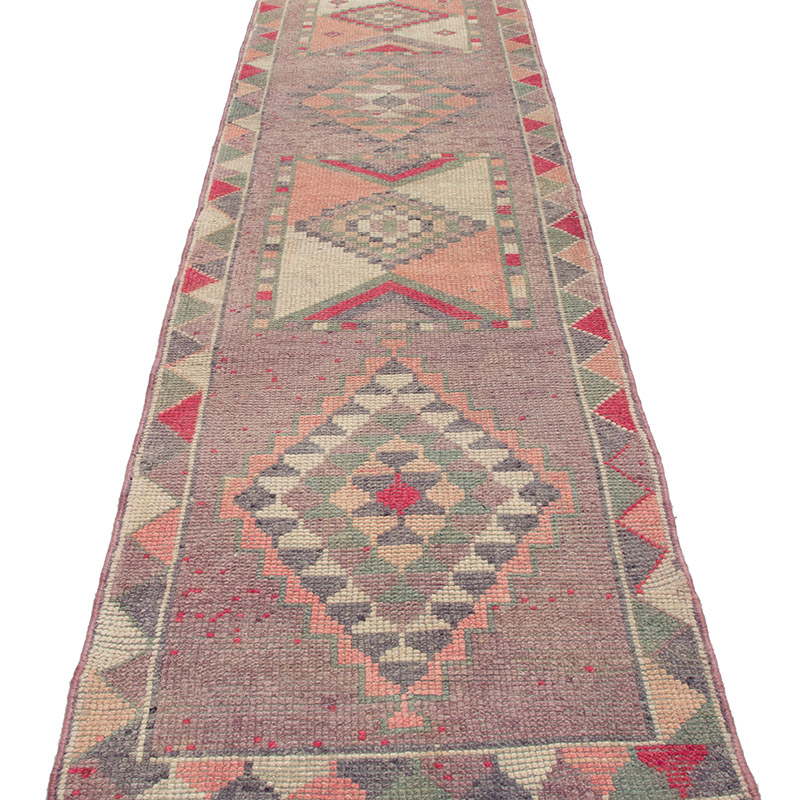 Vintage Tribal Runner Rug - 2' 8" x 12' 4" (32" x 148") - K0091773