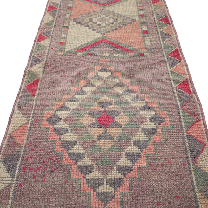 Vintage Tribal Runner Rug - 2' 8" x 12' 4" (32" x 148") - K0091773