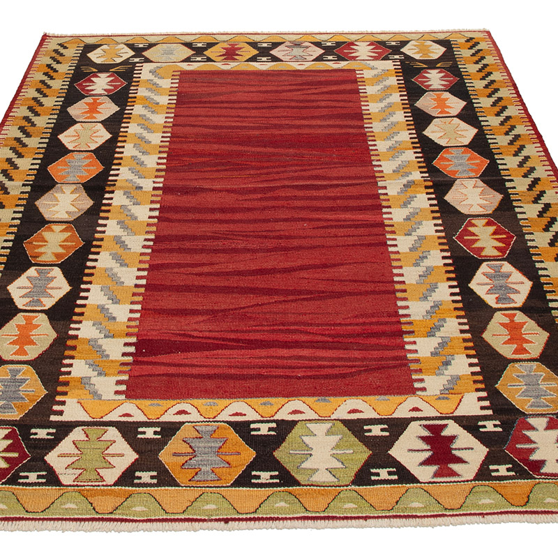 Nueva Alfombra Turca Kilim - 122 cm x 175 cm - K0091775