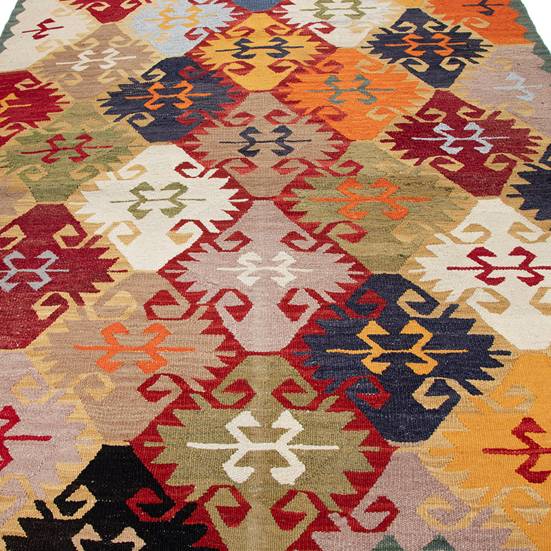 Nueva Alfombra Turca Kilim - 126 cm x 172 cm - K0091776
