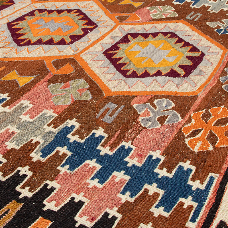 Yeni Kök Boya El Dokuma Kilim - 122 cm x 167 cm - K0091777