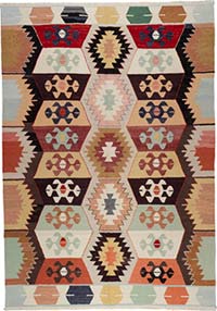 Yeni Kök Boya El Dokuma Kilim - 208 cm x 298 cm