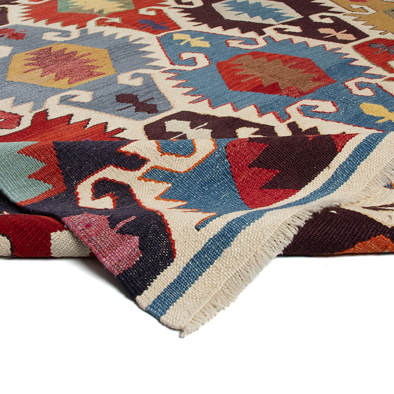 Nueva Alfombra Turca Kilim - 203 cm x 310 cm - K0091780