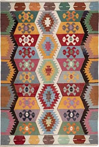 Yeni Kök Boya El Dokuma Kilim - 205 cm x 300 cm