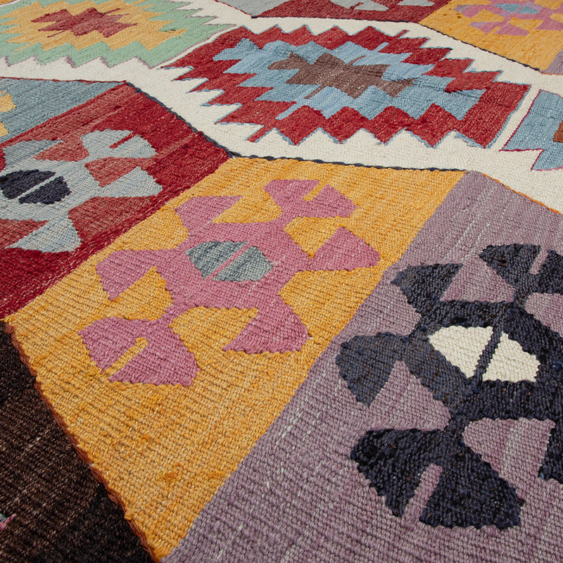 Nueva Alfombra Turca Kilim - 205 cm x 300 cm - K0091782