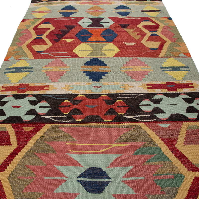 Corredor Nueva Alfombra Turca Kilim - 107 cm x 350 cm - K0091785