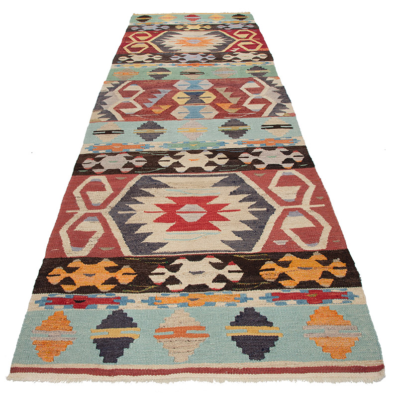 Corredor Nueva Alfombra Turca Kilim - 107 cm x 336 cm - K0091786