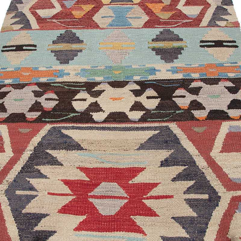 Corredor Nueva Alfombra Turca Kilim - 107 cm x 336 cm - K0091786