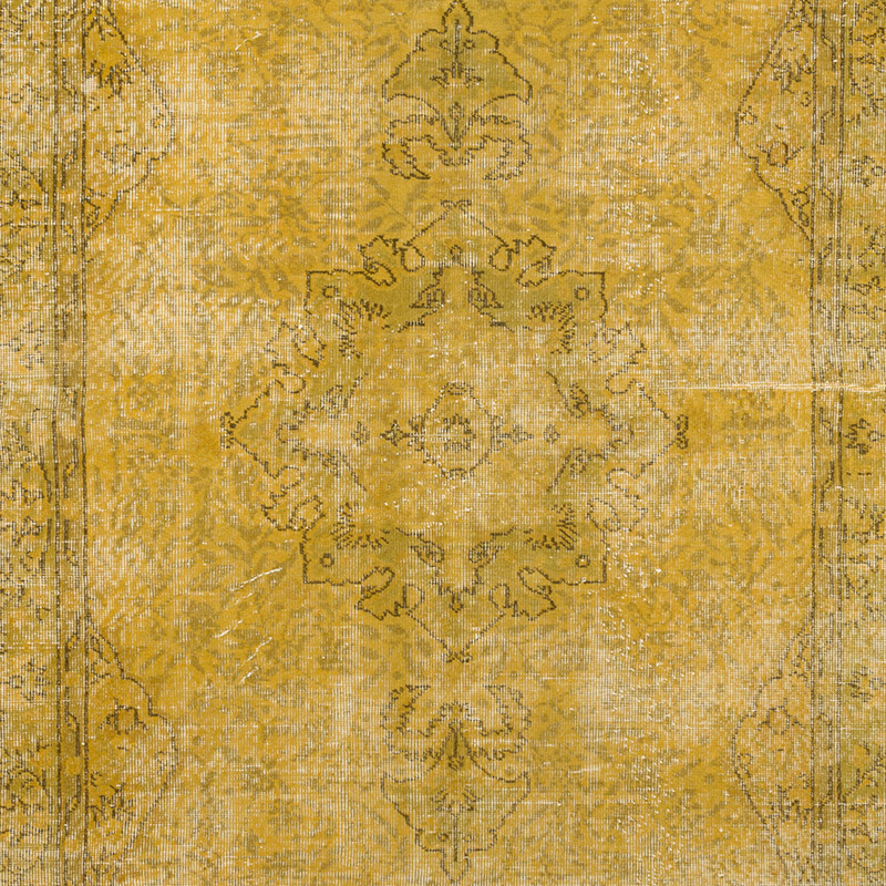 Alfombra Turca Vintage Sobre-teñida - 160 cm x 257 cm - K0091787