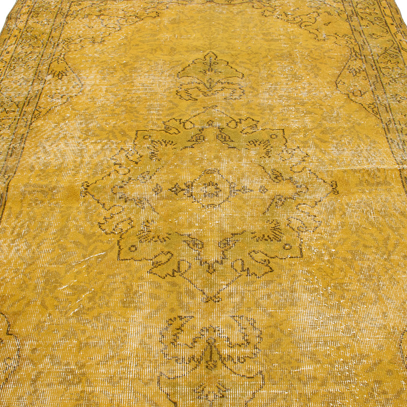 Alfombra Turca Vintage Sobre-teñida - 160 cm x 257 cm - K0091787